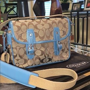 Coach Monogram Cross Body Bag